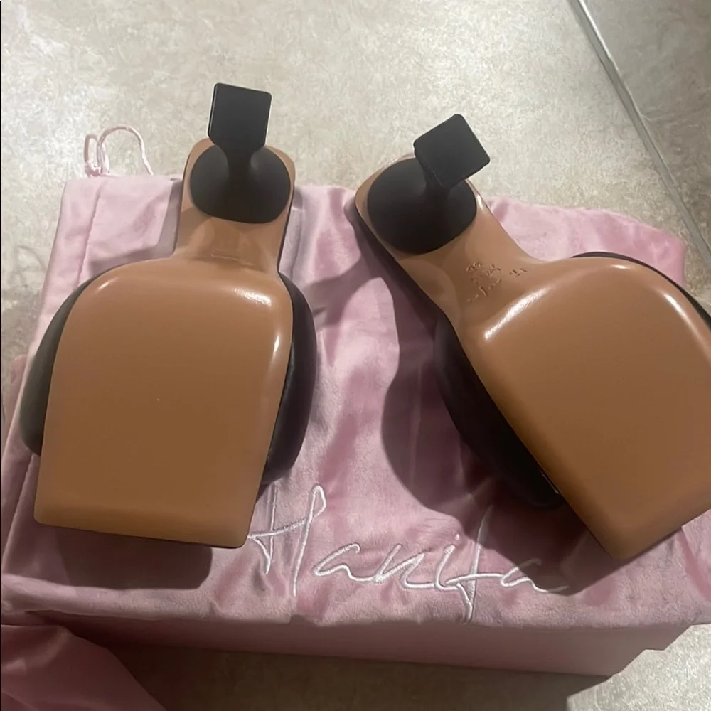 Zoe Black Leather Mules - Picture 4 of 5